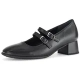 Gabor Damen Riemchen Pumps, Frauen Absatzschuhe,Best Fitting,Spangenpumps,Mary-Jane,Trachtenschuhe,festlich,Dirndl,schwarz (Uni),41 EU / 7.5 UK - 41 EU