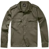 Brandit Textil Us Langarmhemd Olive S
