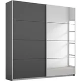 Subito Schwebetürenschrank 181 x 197 x 61 cm grau