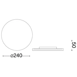 Ideal Lux Punto (328539) Braun
