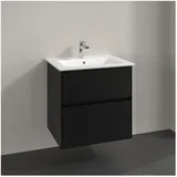 Villeroy & Boch Waschtischunterschrank 61,1 x 61 x 48 cm Schwarz