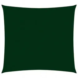 vidaXL Sonnensegel Oxford-Gewebe Quadratisch : Farbe - Dunkelgrün, Größe - 3x3 m