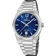 Festina Damenuhr Swiss Made Armbanduhr Edelstahl silber UF20052/7
