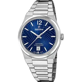 Festina Damenuhr Swiss Made Armbanduhr Edelstahl silber UF20052/7