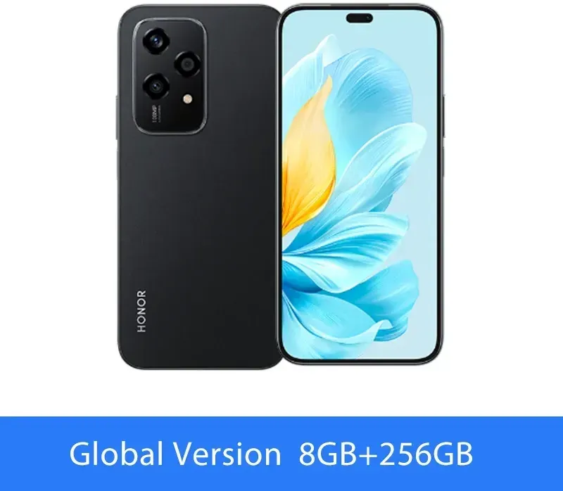 Neue globale Version HONOR 200 Lite 5G Smartphone MediaTek Dimensity 6080 108MP Hauptkamera 4500 mAh Akku 6,7