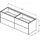 Ideal Standard Waschtisch-Unterschrank 4 Auszüge 158,5 x 55 x 50,5 cm Weiß
