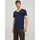 JACK & JONES T-Shirt Basic V-Neck in blauem Navy-L