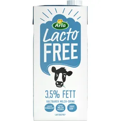 Arla LactoFREE Laktosefreie H-Milch 3,5% Fett 10 x 1 l (10 l)