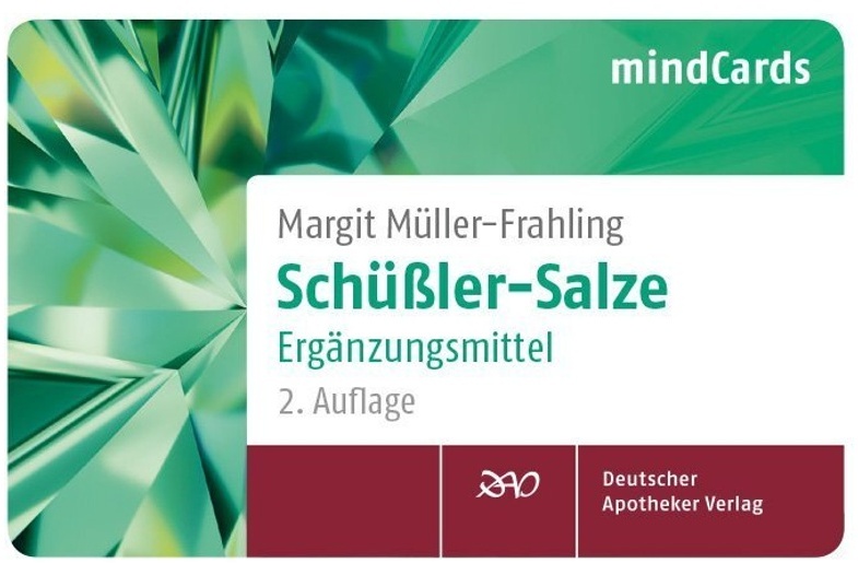 Schüßler-Salze Ergänzungsmittel  Kartenfächer - Margit Müller-Frahling