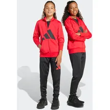 adidas Trainingsanzug ADIDAS SPORTSWEAR "J BL TR TS 205", Jungen, Gr. 176, rot (pure ruby, schwarz), Obermaterial: 100% Polyester, Sportanzüge Trainingsanzug