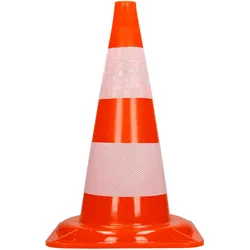 8er Pack Warnkegel Warnleitkegel Verkehrsleitkegel Pylon Sicherheit 47 cm Kegel