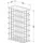 Wagner-Ewar Abfalleimer 48 l Verchromt