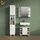 livinity Waschbeckenunterschrank Fucino 60 x 54 cm Weiß