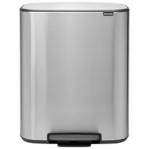 Brabantia Bo Treteimer 60 l Silber