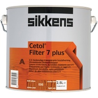 Sikkens, SIKCF7PLO, Cetol-Filter 7-Plus durchsichtige Holzlasur, 2,5 l, Helle Eiche