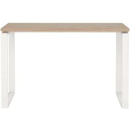 Home Affaire Schreibtisch HOME AFFAIRE "Sign Arbeitstisch, Sekretär, Bürotisch", weiß (jackson hickory, weiß), B:120cm H:75,6cm T:60cm, Tische, Schreibtisch, Cleanes Design, Metallbeine, Breite 120 oder 150 cm