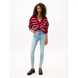 Tommy Hilfiger Tommy Jeans Damen, Jeans, Hose Nora skinny Mid Rise blau (denim Light), 30W/32L - 32W / 30L