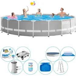 Pool Bundle - Intex Prism Frame Rund 549x122 cm EINHEITSGRÖSSE