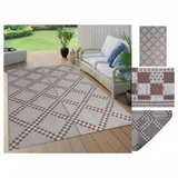 vidaXL Outdoor-Teppich 140 x 200 cm braun