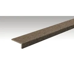 RESTPOSTEN SALE MEISTER Winkelabdeckleiste Filz 22/60mm Filz terrabraun 4515 - 2000 mm
