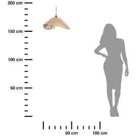 Atmosphera Hängelampe „Myha“, Ø Beige