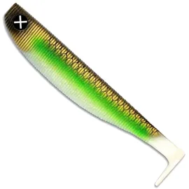 Monkey Lures Fat Lui - 9 cm, 11 cm, 14 cm, 18 cm, 23 cm - Big L Köder, Gummifisch, Angelköder, Softbait, Hechtköder, Kunstköder Angeln, Gummiköder (Carpe Nostra - leicht UV aktiv, 11 cm)
