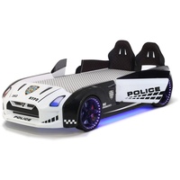Möbel-Lux Autobett GT-V Police, mit Sound Sirene und Bluetooth