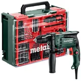 Metabo SB 650 Set Schlagbohrmaschine 650 W 10 Nm + Zubehör Set 600742710