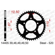 AFAM Standardkrone aus Stahl 14405 - 520 Kettenrad