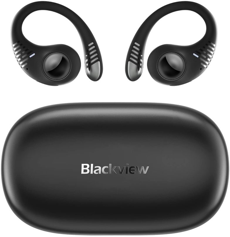Blackview Bluetooth Kopfhörer Sport AirBuds 10, 16,2mm Lautsprecher Tiefer Bass Wireless Earbud, mit Bluetooth 5.3, Noise Cancelling, Touch Sensor...