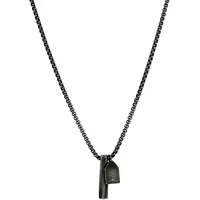 FYNCH-HATTON Kette mit Anhänger The Twist Edelstahl grau/schwarz