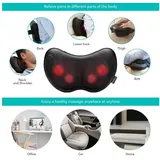Naipo Massagekissen Shiatsu Massagegeräte für Nacken Schulter Rücken 3D-rotieren