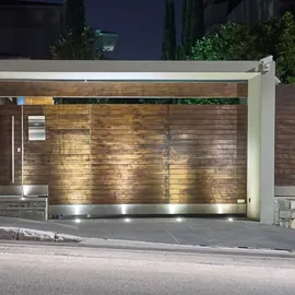 linovum BOQU 4er Set LED Außenlampen Bodenlampen mit LED GU10 3W neutralweiß - 4x Bodenstrahler schwarz IP67 mit 230V Kabel