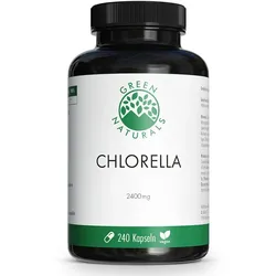 Green Naturals Chlorella 2400mg Kapseln Vegan