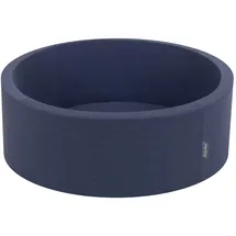 KiddyMoon Bällebad 90X30cm/KEINE Bälle Bällepool Ohne Bälle Für Babys Kinder Rund, Dunkelblau