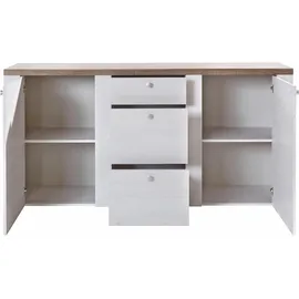 OTTO home Sideboard Larona 176 x 84,9 x 37,1 cm Weiß