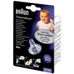 BRAUN Hygiene Caps Schutzkappen für ThermoScan 7 und ThermoScan 3 40 St