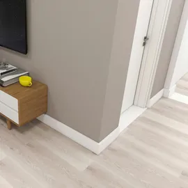 neu.haus Sockelleisten Coevorden 16er Set 195x9 cm Weiß [neu.haus]