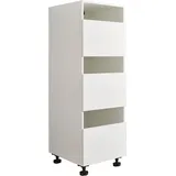 laundreezy Wäscheschrank 50 x 162 x 67,5 cm Weiß Holzwerkstoff