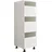 laundreezy Wäscheschrank 50 x 162 x 67,5 cm Weiß Holzwerkstoff