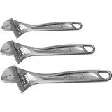 KS Tools CLASSIC Rollgabelschlüssel-Satz, verstellbar, 3-teilig