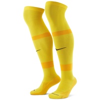 Nike CV1956-719 MatchFit Socks Unisex Adult TOUR YELLOW/UNIVERSITY GOLD/BLACK Größe L