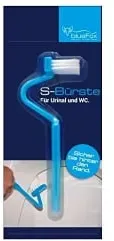 blueFox Urinal WC-Bürste in S Form Farbe: blau