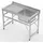 CombiSteel 600 Zusammenklappbare Spültisch 1200 1R