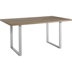 Esstisch MÄUSBACHER, braun (wildeichefarben dunkel), B:140cm H:76cm T:90cm, Tische, Esstisch Rechteckiger Esstisch Holz-Esstische, in verschiedenen Größen
