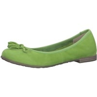 Marco Tozzi Damen Ballerinas aus Leder mit Schleife, Grün (Apple), 39 EU