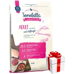 BOSCH Sanabelle Adult Geflügel 10kg + überraschung für die Katze