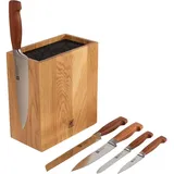 Zwilling Vier Sterne Messerblock 6-tlg. Braun