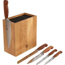 Zwilling Vier Sterne Messerblock 6-tlg. Braun