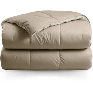 Zelesta Premiumbed Bettdecke 140x200 4 Jahreszeiten - Daunendecke - Bettwäsche winterdecke und Sommer-Bettdecke warm Duvet - Waschbare bettdecke ohne Bezug - Anti-Allergene Steppdecke - Baumwolldecke